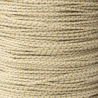 Paracord Typ 2 white / gold diamonds