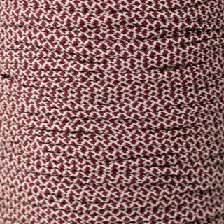 Paracord Typ 2 cream / burgundy diamonds