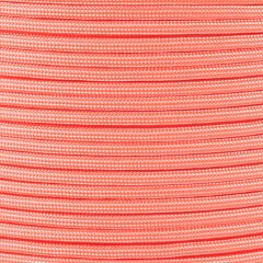 Paracord Typ 3 white / neon orange stripe