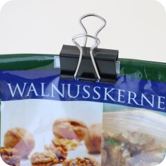B-Ware - Foldback-Klammern schwarz 41 mm