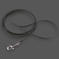 BioThane® Schleppleine 9 mm UltraThin - black