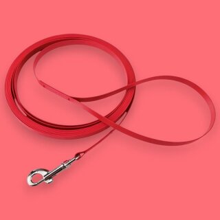 BioThane® Schleppleine 9 mm UltraThin - red