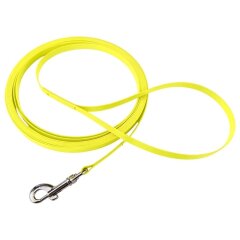BioThane&reg; Schleppleine 9 mm UltraThin - neon yellow 5 Meter