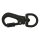 Schwarzer Leinenkarabiner mit Bajonettverschluss