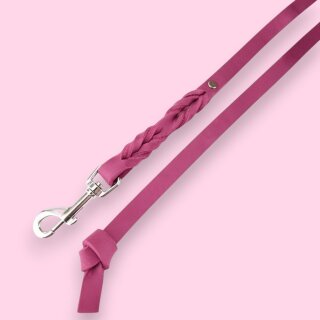 Fettleder-Leine Luvin, Fuchsia