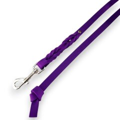 Fettleder-Leine Luvin, Violet