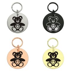 Runder Anhänger Teddy