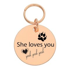 Runder Anh&auml;nger She loves you_yeah, yeah, yeah