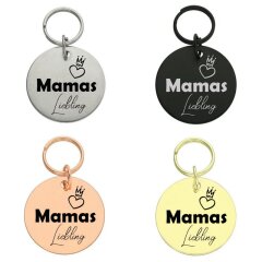 Runder Anhänger Mamas Liebling