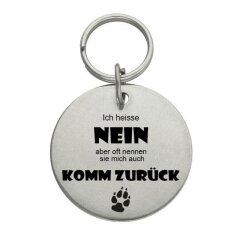 Runder Anh&auml;nger Ich heisse Nein