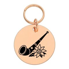 Runder Anh&auml;nger Alphorn