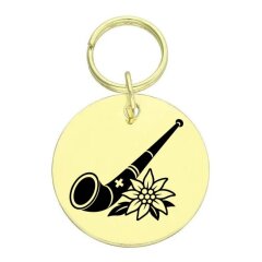 Runder Anh&auml;nger Alphorn