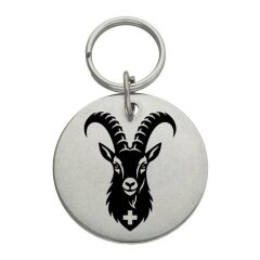 Runder Anh&auml;nger Steinbock
