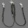 Fettleder-Leinen Addon Luvin-Twin, Schwarz