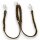 Fettleder-Leinen Addon Luvin-Twin, Braun