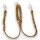 Fettleder-Leinen Addon Luvin-Twin, Cognac