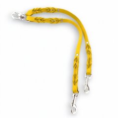 Fettleder-Leinen Addon Luvin-Twin, Curry
