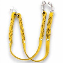 Fettleder-Leinen Addon Luvin-Twin, Curry