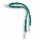 Fettleder-Leinen Addon Luvin-Twin, Aquamarine