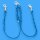 Fettleder-Leinen Addon Luvin-Twin, Azurblau