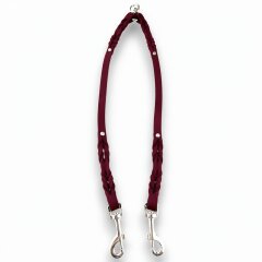Fettleder-Leinen Addon Luvin-Twin, Bordeaux