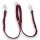Fettleder-Leinen Addon Luvin-Twin, Bordeaux