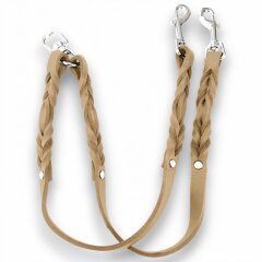 Fettleder-Leinen Addon Luvin-Twin, Camel