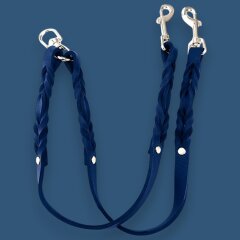 Fettleder-Leinen Addon Luvin-Twin, Dunkelblau