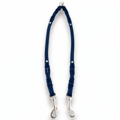 Fettleder-Leinen Addon Luvin-Twin, Dunkelblau