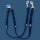 Fettleder-Leinen Addon Luvin-Twin, Dunkelblau