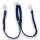 Fettleder-Leinen Addon Luvin-Twin, Dunkelblau