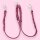 Fettleder-Leinen Addon Luvin-Twin, Fuchsia