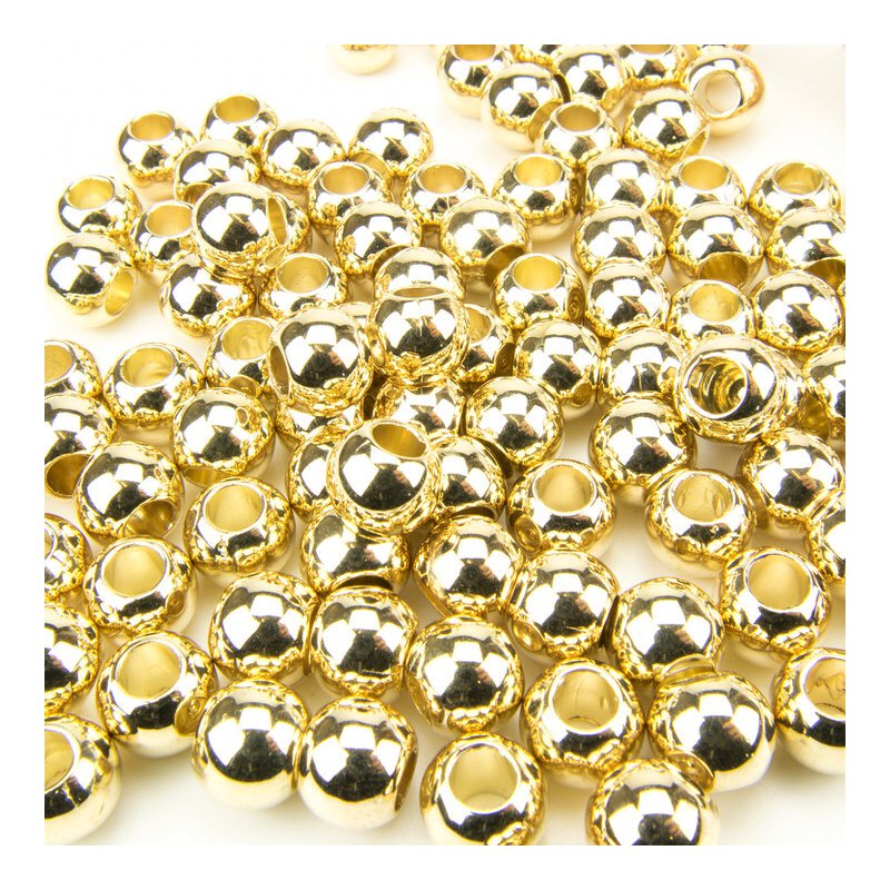 CCB Beads golden, Loch 4.7 mm, 200 Stk.