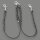 Fettleder-Leinen Addon Luvin-Twin, Grau