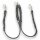 Fettleder-Leinen Addon Luvin-Twin, Grau
