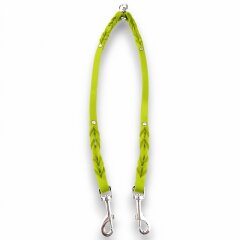 Fettleder-Leinen Addon Luvin-Twin, Limette