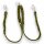 Fettleder-Leinen Addon Luvin-Twin, Olive