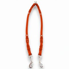 Fettleder-Leinen Addon Luvin-Twin, Orange