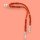 Fettleder-Leinen Addon Luvin-Twin, Orange