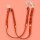 Fettleder-Leinen Addon Luvin-Twin, Orange