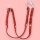 Fettleder-Leinen Addon Luvin-Twin, Rot