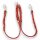 Fettleder-Leinen Addon Luvin-Twin, Rot