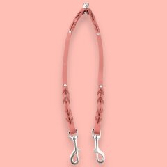 Fettleder-Leinen Addon Luvin-Twin, Salmon