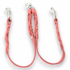 Fettleder-Leinen Addon Luvin-Twin, Salmon