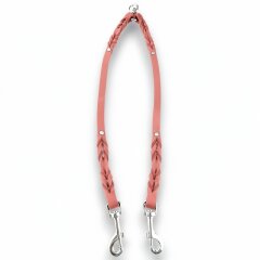 Fettleder-Leinen Addon Luvin-Twin, Salmon