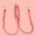 Fettleder-Leinen Addon Luvin-Twin, Salmon