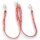 Fettleder-Leinen Addon Luvin-Twin, Salmon