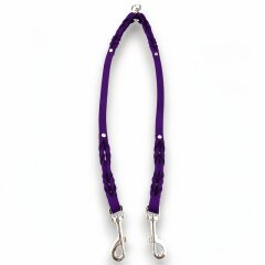 Fettleder-Leinen Addon Luvin-Twin, Violet