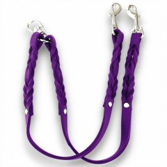 Fettleder-Leinen Addon Luvin-Twin, Violet