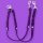 Fettleder-Leinen Addon Luvin-Twin, Violet